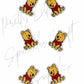 Cute Sitting Winnie the Pooh