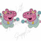 Peppa Pig - Evie Pig with Rattle