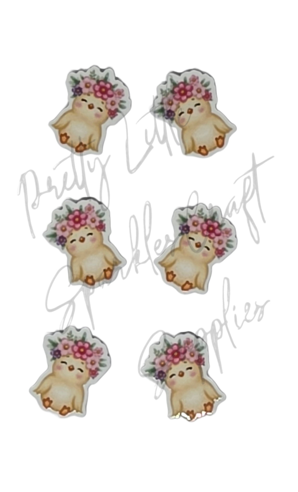 Flower Crown Easter Chick