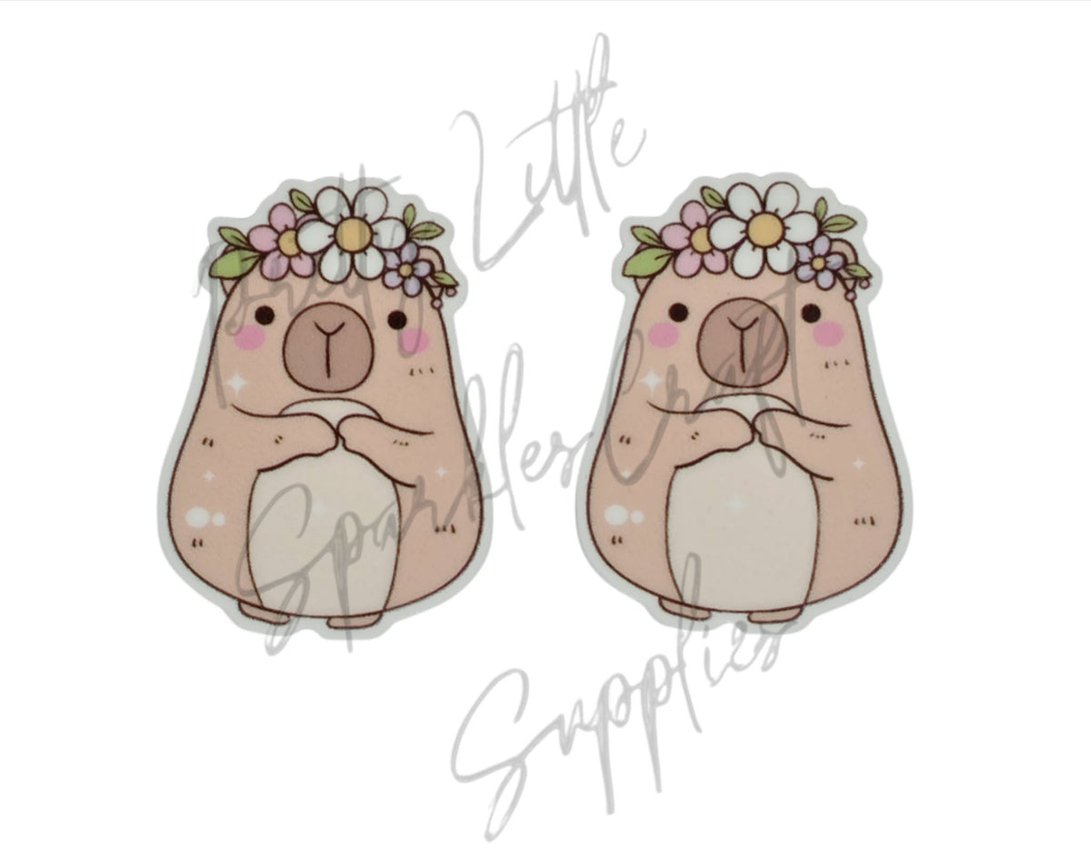 Flower Head Capybara