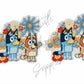 Flowery Bluey