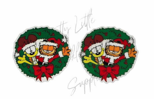 Garfield & Odie Christmas Wreath