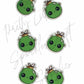 Green Christmas Baubles