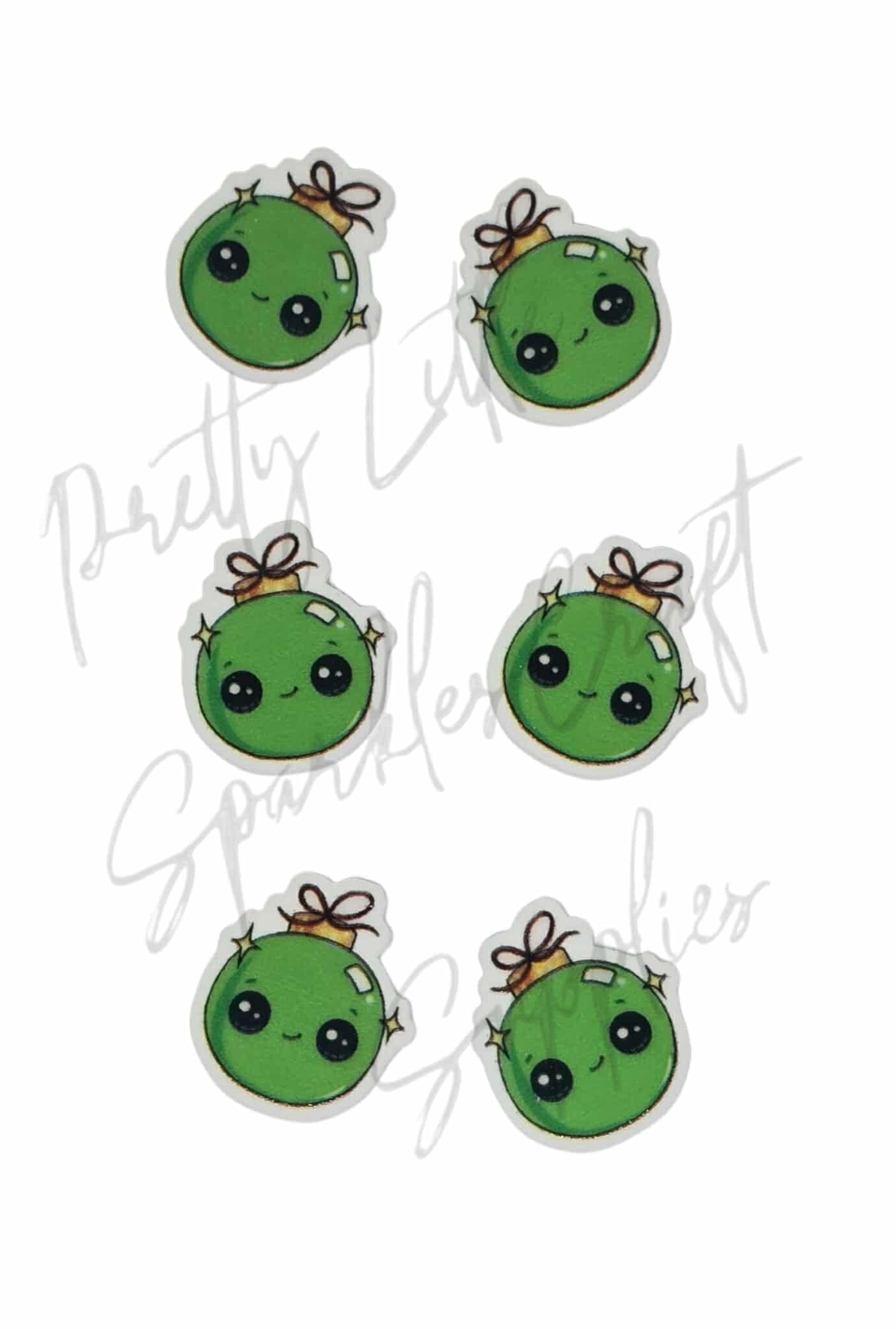 Green Christmas Baubles