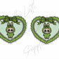 Green Heart Labubu