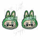 Green Labubu with Bow