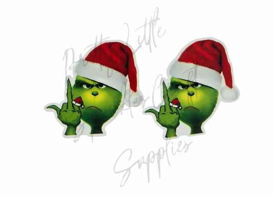 Grinch Giving Finger