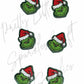 Grinch (glitter acrylic)