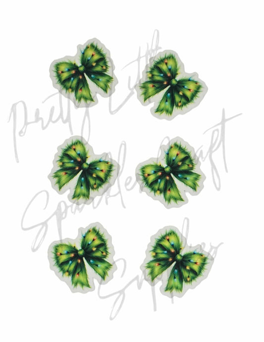 Grinch Bow (Mini Dangle)