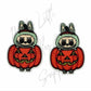 Halloween Green Labubu Pumpkin