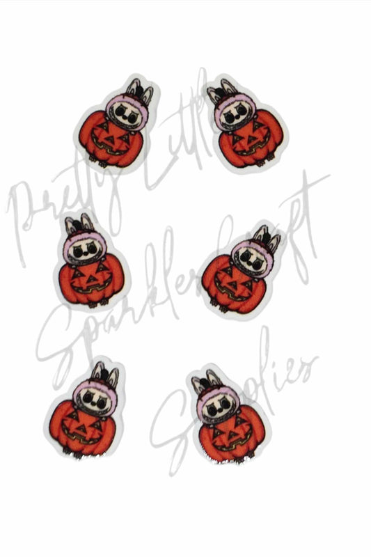 Halloween Pink Labubu Pumpkin