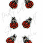 Halloween Purple Labubu Pumpkin