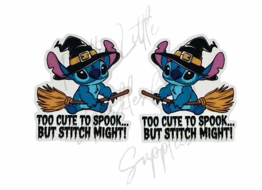 Halloween Stitch - Too Cute to Spook But Stitch Might