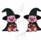 Halloween Witch Piglet