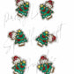 Hello Kitty Peeking Christmas Tree