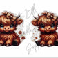 Highland Cow with Bow 2