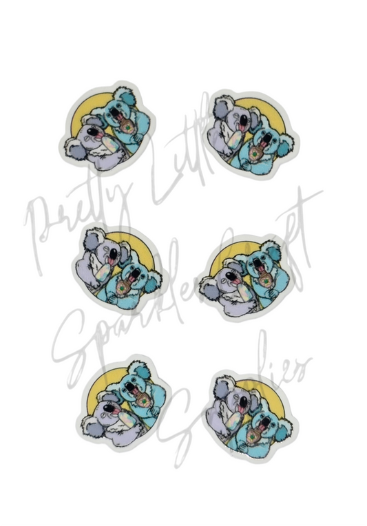 Koala with Paddle Pop and Bubble O'Bill