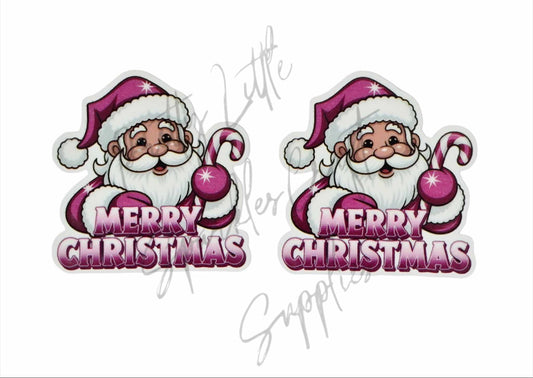 Merry Christmas - Pink Santa