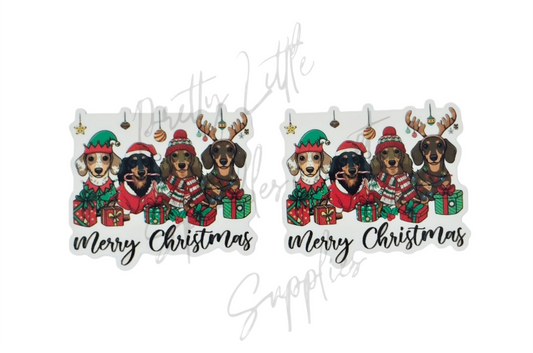 Merry Christmas Dachshunds