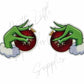 Naughty Grinch Baubles