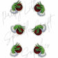 Naughty Grinch Baubles