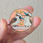 Australian Theme - Kookaburra  (Acrylic pair with hole)