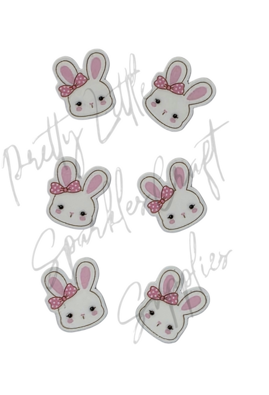 Pink Bow Easter Bunny