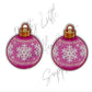 Pink Christmas Bauble