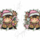 Pink Christmas Highland Cow