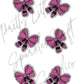 Pink Crayon Bow