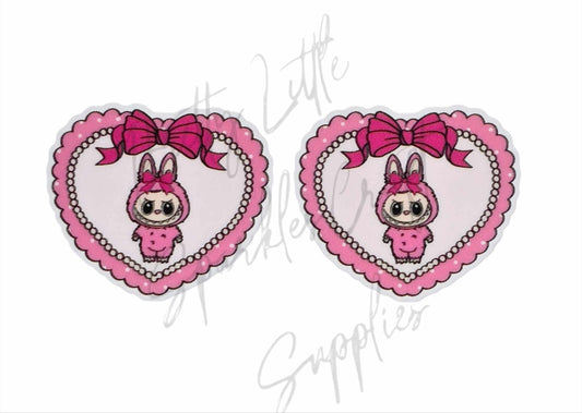 Pink Heart Labubu