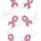 Breast Cancer - Pink Heart Ribbon