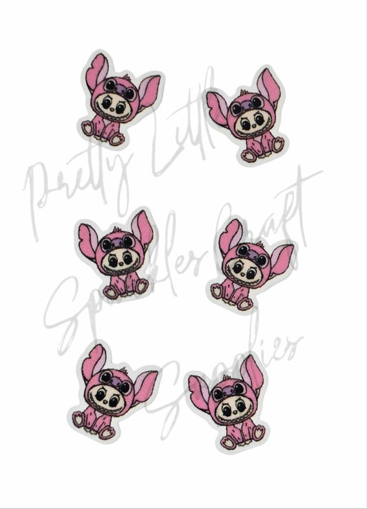 Pink Stitch Labubu