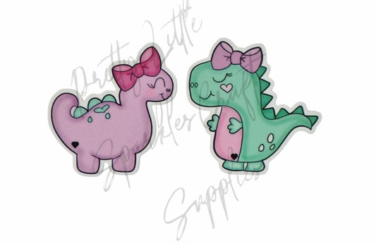 Pink & Green Dinosaur