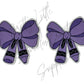 Purple Crayon Bow