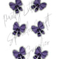 Purple Crayon Bow