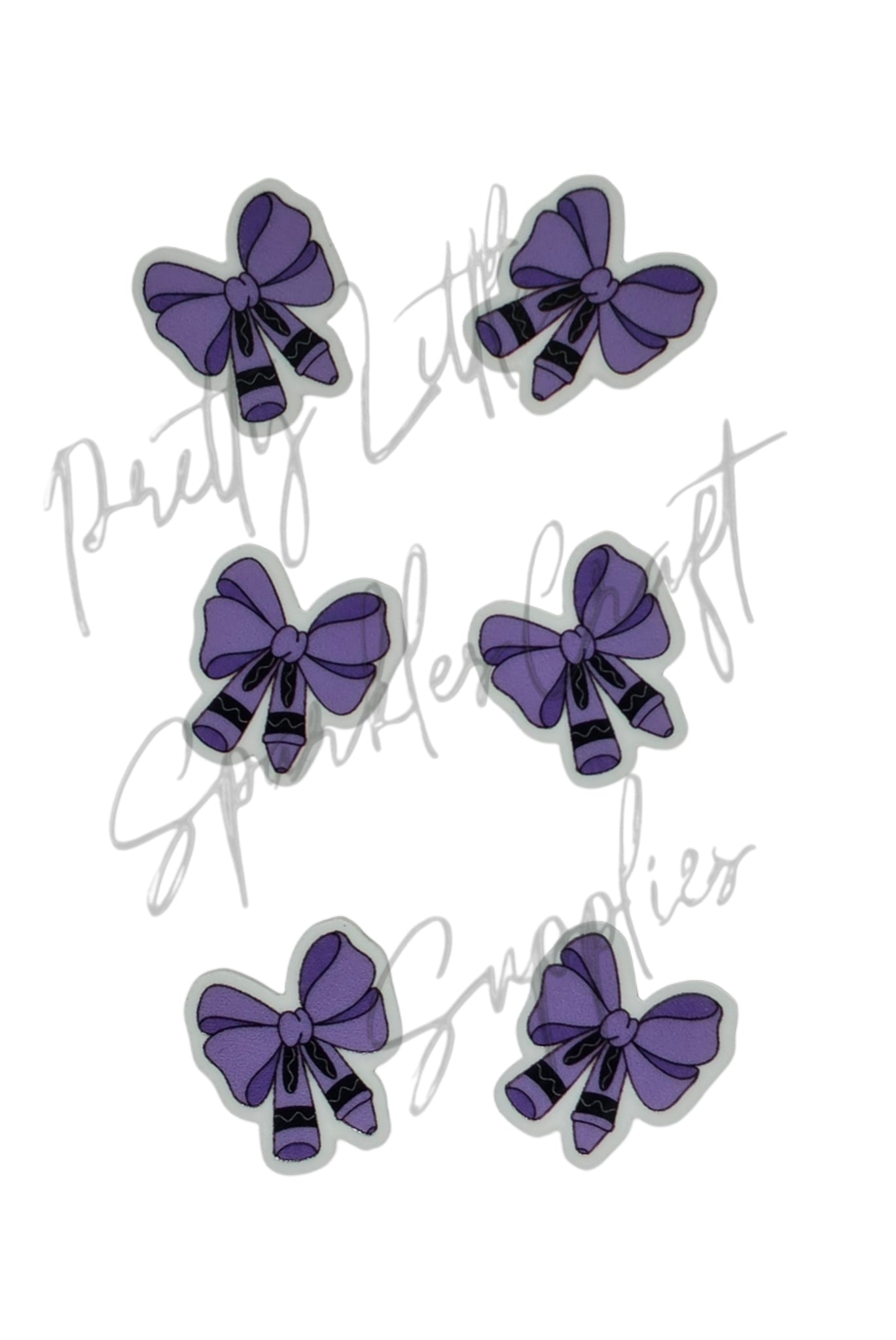 Purple Crayon Bow