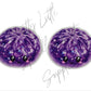 Purple Glitter Dumpling