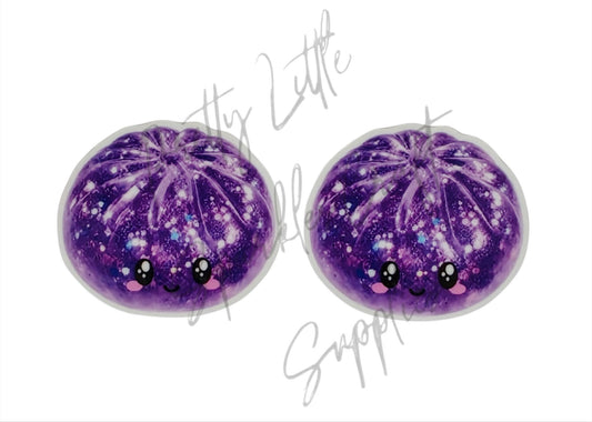 Purple Glitter Dumpling