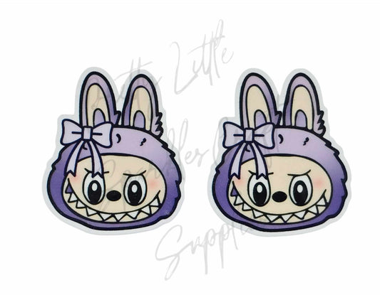 Purple Labubu with Bow