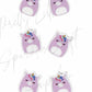Purple Unicorn Squishmallow