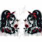 Halloween Red Bow Girl
