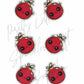 Red Christmas Baubles