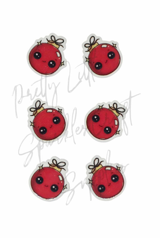 Red Christmas Baubles