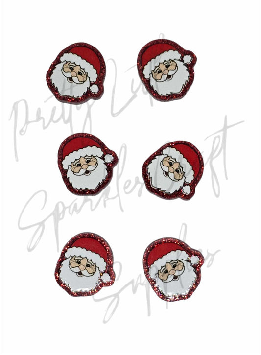 Red Santa 2 (glitter acrylic)