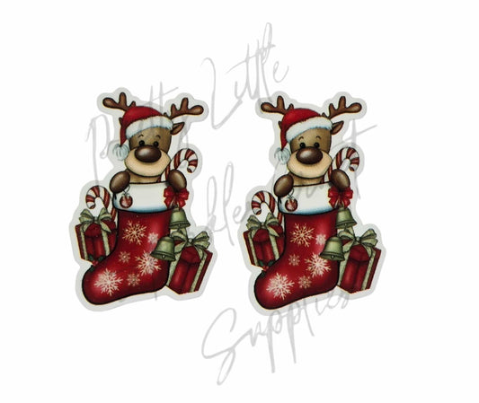 Reindeer in Christmas Stocking
