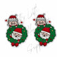 Santa & Mrs Claus Christmas Wreath