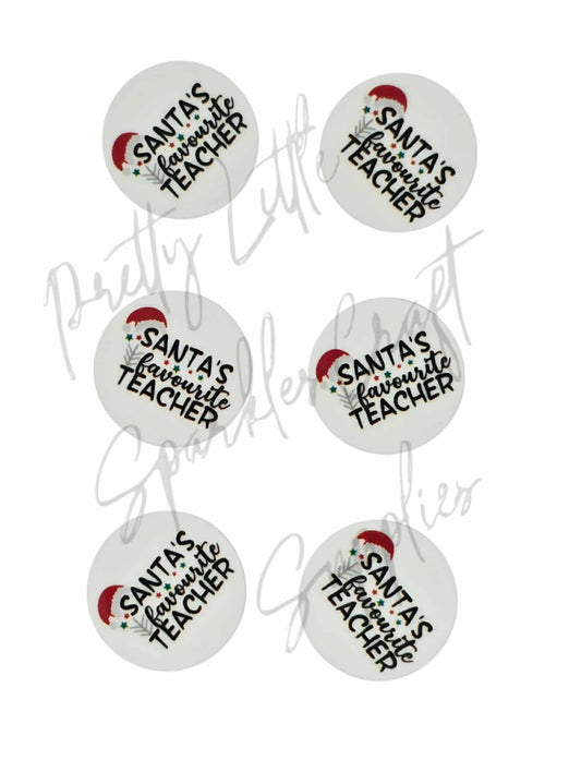 Santa's Favourite Teacher (Mini Dangle)