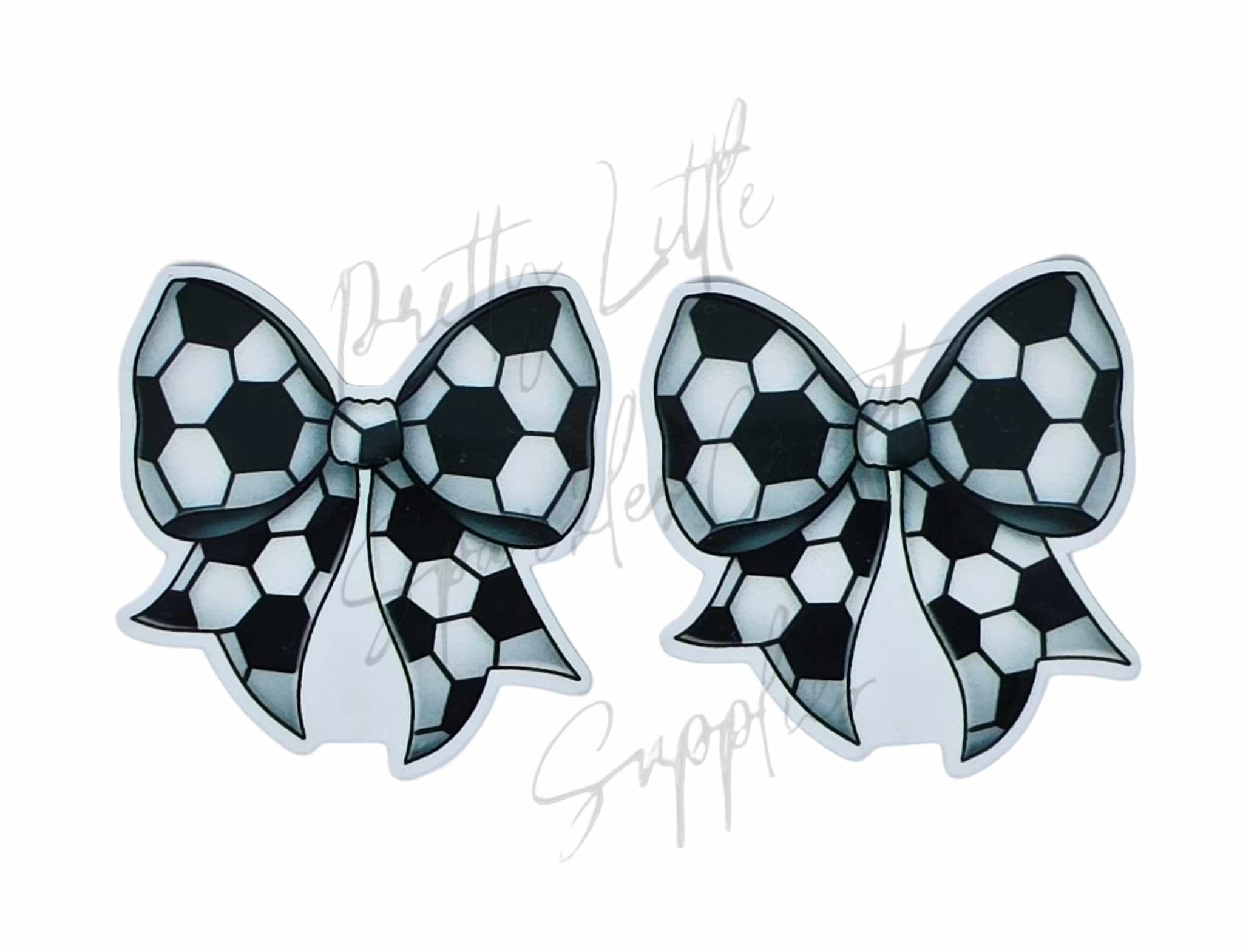 Netball Bow โ Pretty Little Sparkles Craft Supplies