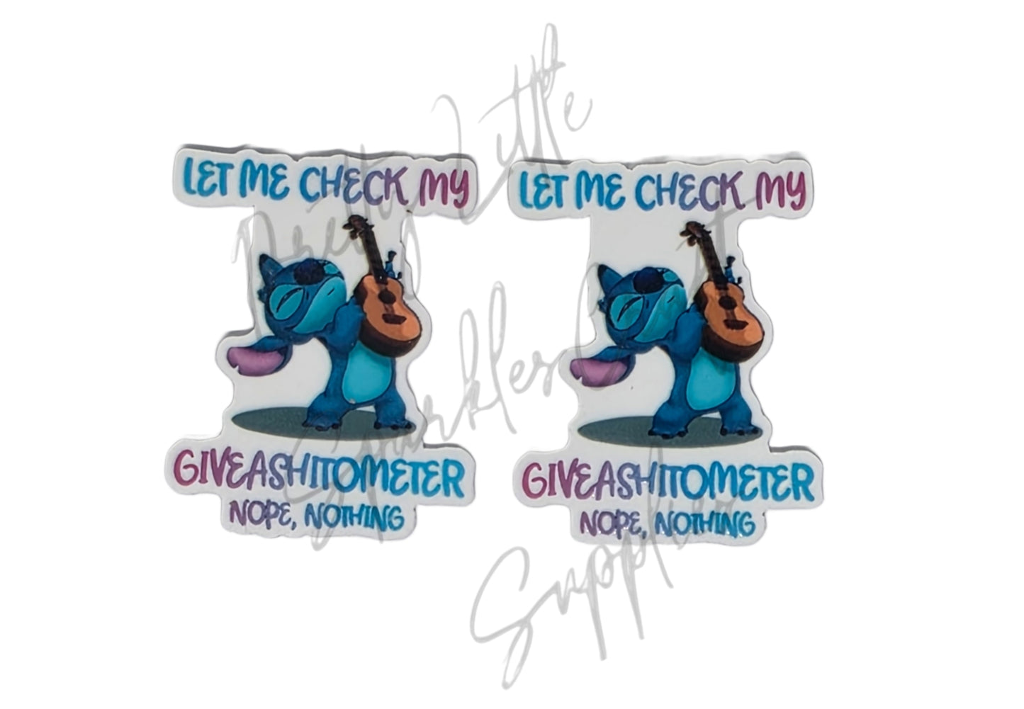 Stitch - Let Me Check My Giveash*tometer Nope, Nothing